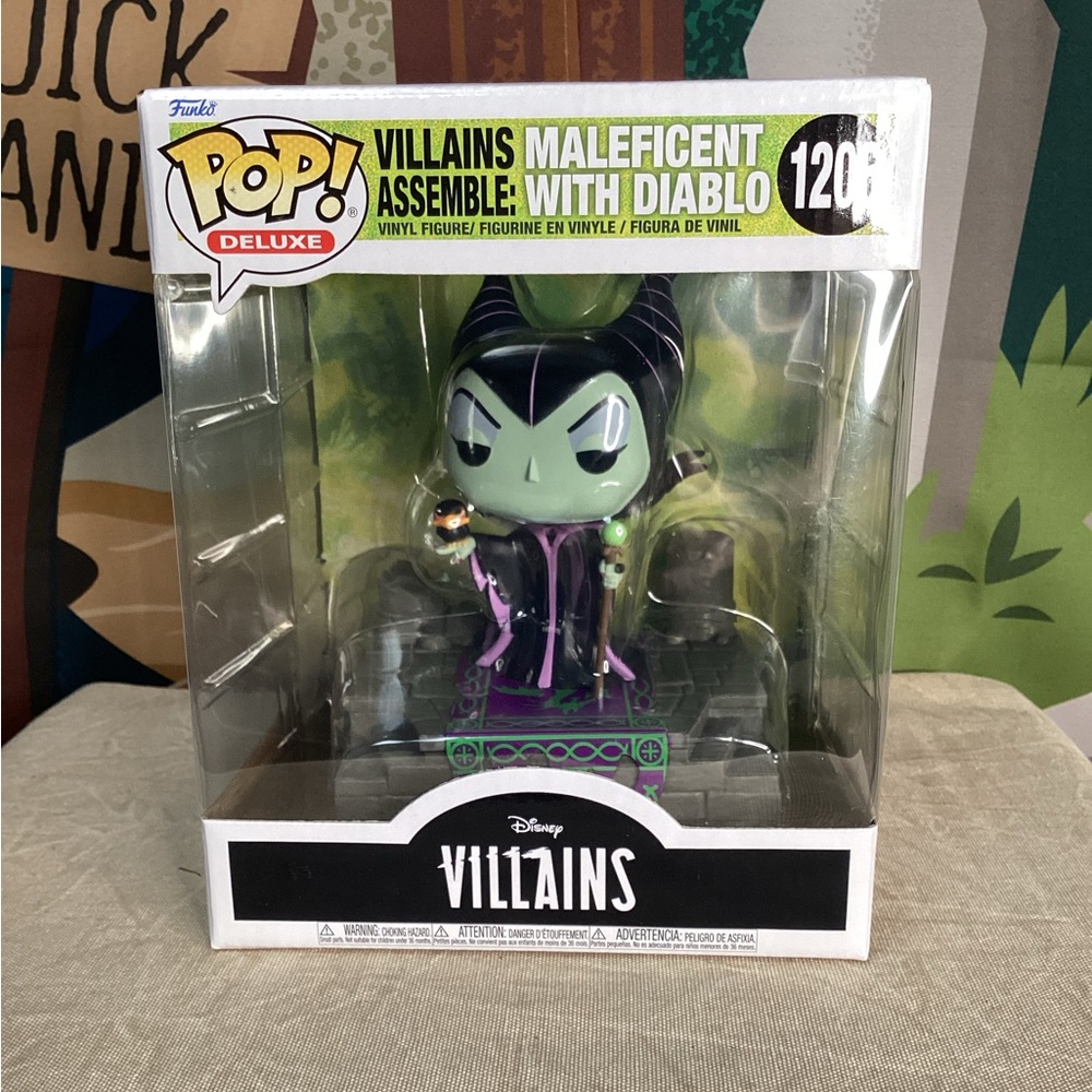 NIBox Maleficent With Diablo Funko POP! Figure